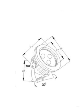 3W LED Unterwater Light IP68