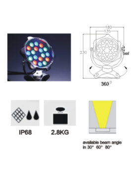 12W/18W RGB LED Underwater Light