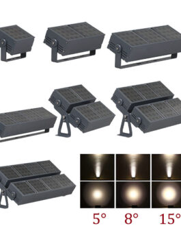 50W~400W LED Architectural Floodlights 5°/8°/15°/20°/30°/45°/60° IP66