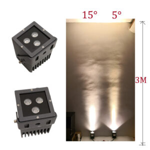 9W CREE LED Floodlight Square 5˚ 8˚ 15˚ 30˚ 45˚ 60˚ optional