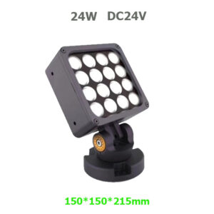 24W DC24V LED Garden Spot Floodlight with spike or base IP65