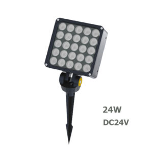 24W AC100-240V LED Garden Spot Floodlight with spike or base