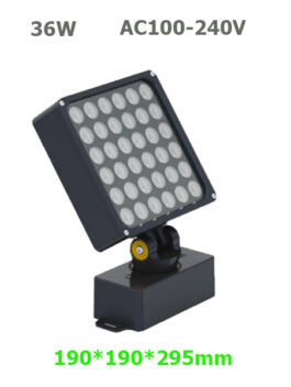 36W AC100-240V LED Garden Spot Floodlight with spike or base