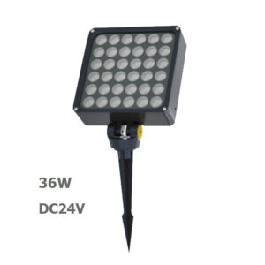 36W DC24V LED Garden Spot Lamp Floodlight with spike or base