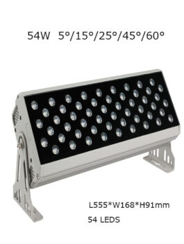 54W 55cm LED Floodlight Project Lamp 5, 15, 25, 45, 60 degrees P65