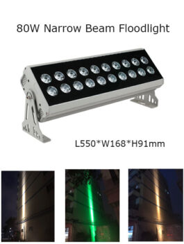 80W 55cm LED Floodlight Project Lamp Narrow Beam 3° P65