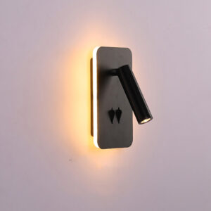 11W surface mount LED Bedside Lamp Wall Light with 2 on-off Switches