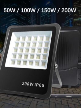 50W/100W/150W/200W Slim SMD2835 LED Flood Light 120° IP65