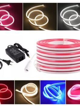 6*12mm 8*16mm DC12V DC24V LED Flexible Neon Rope Light IP65