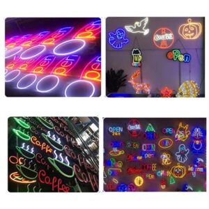 Standard or Customized LED Neon Light Sign Font Advertising Home Bar