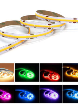 5Meters 12V 24V COB LED Flexible Strip Light Outline Cabinet Counter Lighting