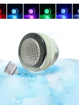 3W 12V CREE LED Pool Light IP68 for Spa Hot Tub Whirlpool Bath Single Color/RGB