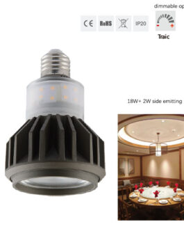 20W PAR30 E27 LED Spotlight Dimmable for Hotel Restaurant Lighting