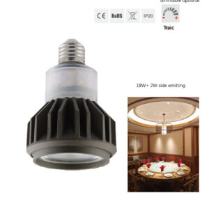 20W PAR30 E27 LED Spotlight Dimmable for Hotel Restaurant Lighting