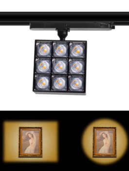 35W Square LED Track Light Wall Washer Dimmable Art Exhibition Gallery Painting Lighting