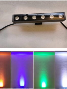 25cm 12W DC24V RGBW Color Changing DMX512 LED Wall Washer Light15° IP65