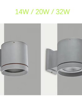 14W 20W 32W LED Architectural Outdoor Wall Lights Single Side Direction Downlight IP65