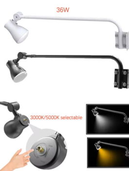 36W 3000K-5000K 2-CCT LED Display Sign Flood Lights Set with Arm IP66